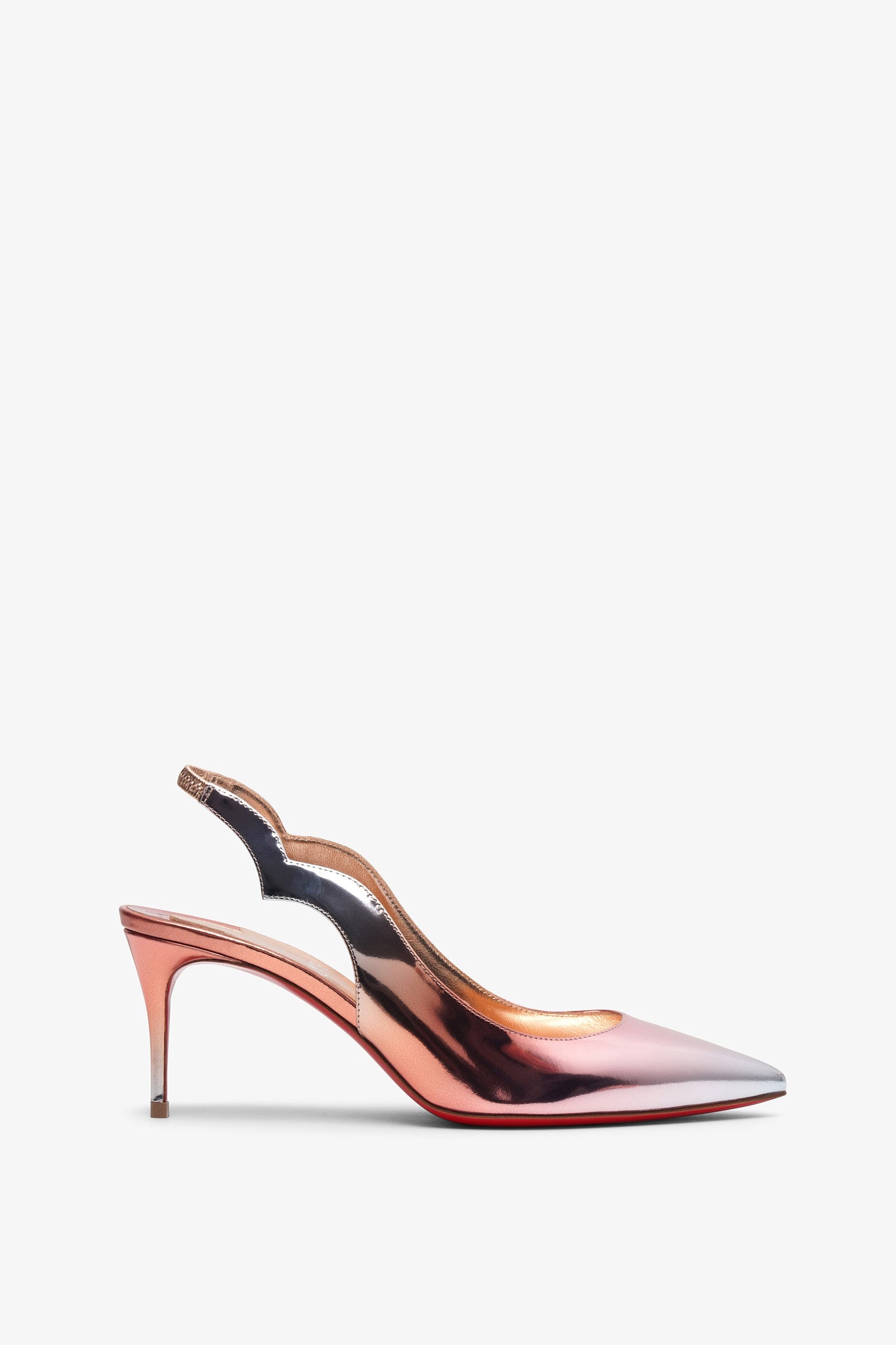 パンプス Christian Louboutin Slingbacks Christian Louboutin Christian Louboutin Apostropha Sling 80MM Leather Pumps