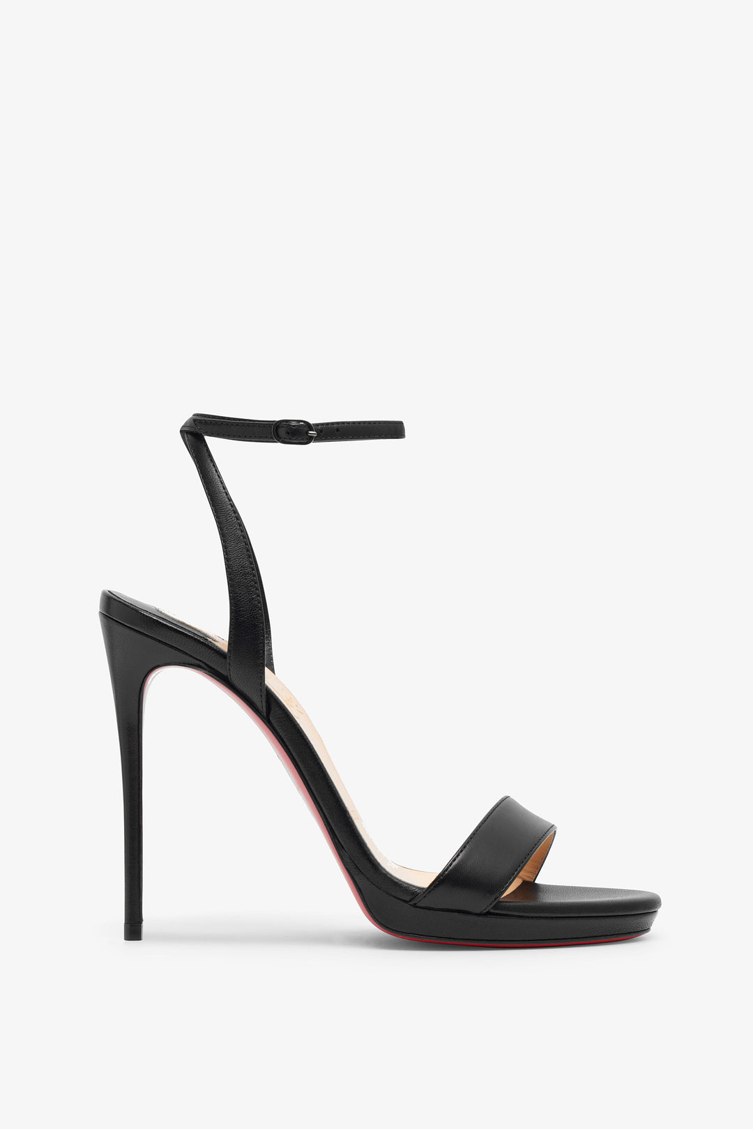 Christian Louboutin | Loubi Queen 120 black leather sandals