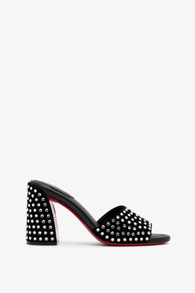 全2色【直営店買付】Christian Louboutin シャンベリミュール Christian Louboutin | Just jewel 85 silver mules | Savannahs