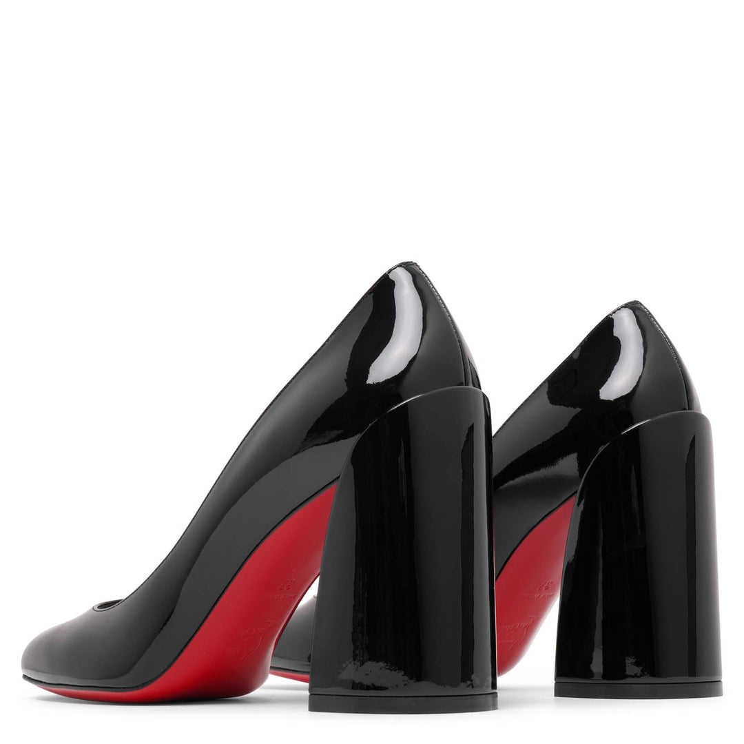 Louboutin thick heel hotsell