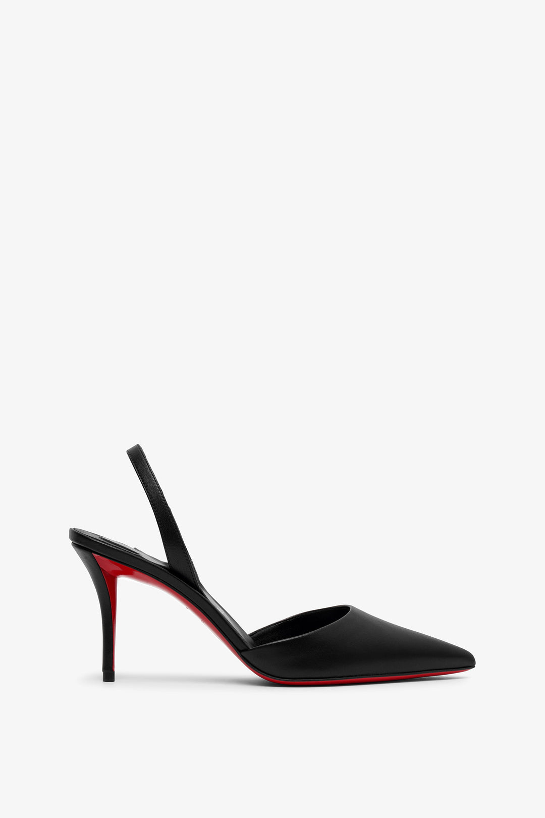 Christian Louboutin Apostropha 80 black leather slingbacks Savannahs