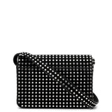 Loubi54 small black strass crossbody bag