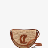 By My Side raffia crossbody bag
