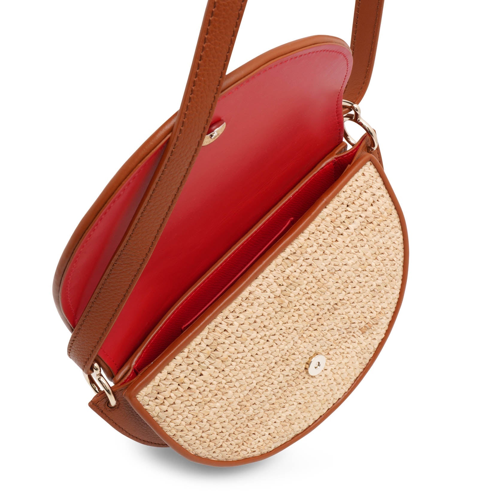 Christian Louboutin | By My Side raffia crossbody bag | Savannahs