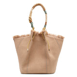 By My Side beige shopper bag