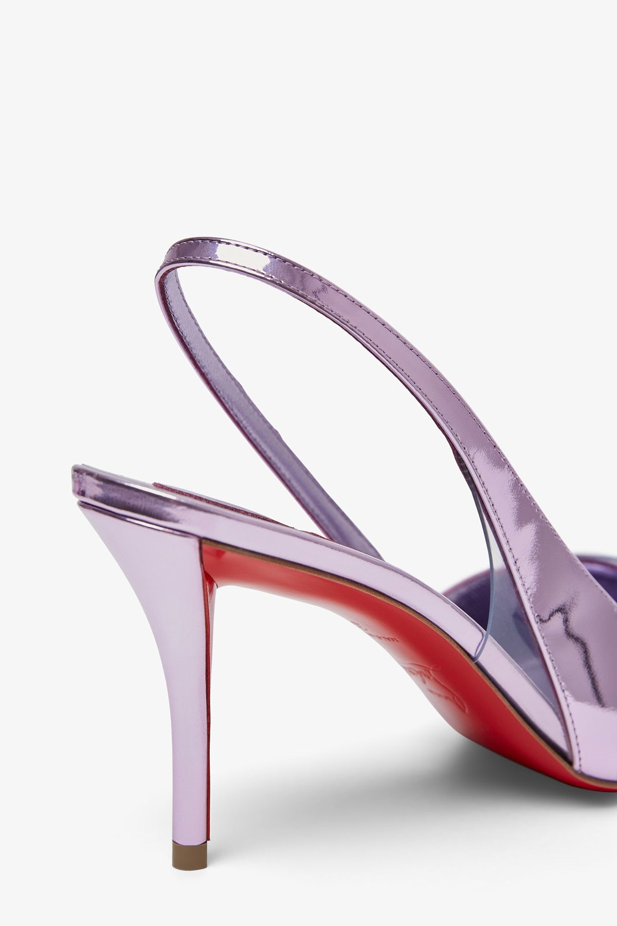 CHRISTIAN LOUBOUTIN POSTICHA 80 METALLIC SLINGBACKS 