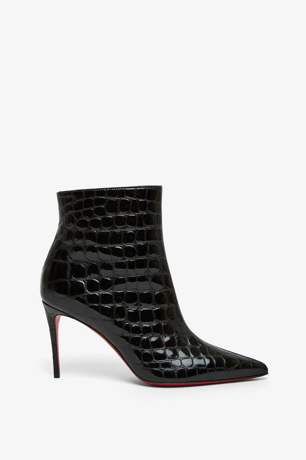 So Kate 85 black calf ali boots