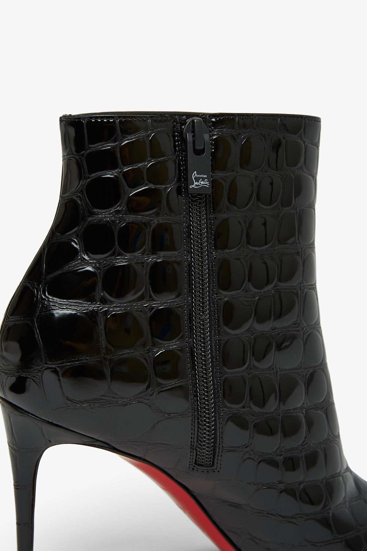 Shop Christian Louboutin So Kate 85 Black Calf Ali Boots