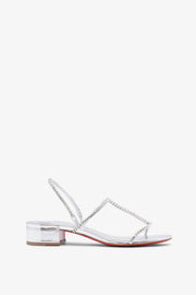 Simple Queenie 25 silver sandals