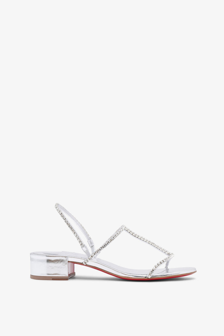 Simple Queenie 25 silver sandals