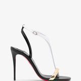 Athina 100 black sandals