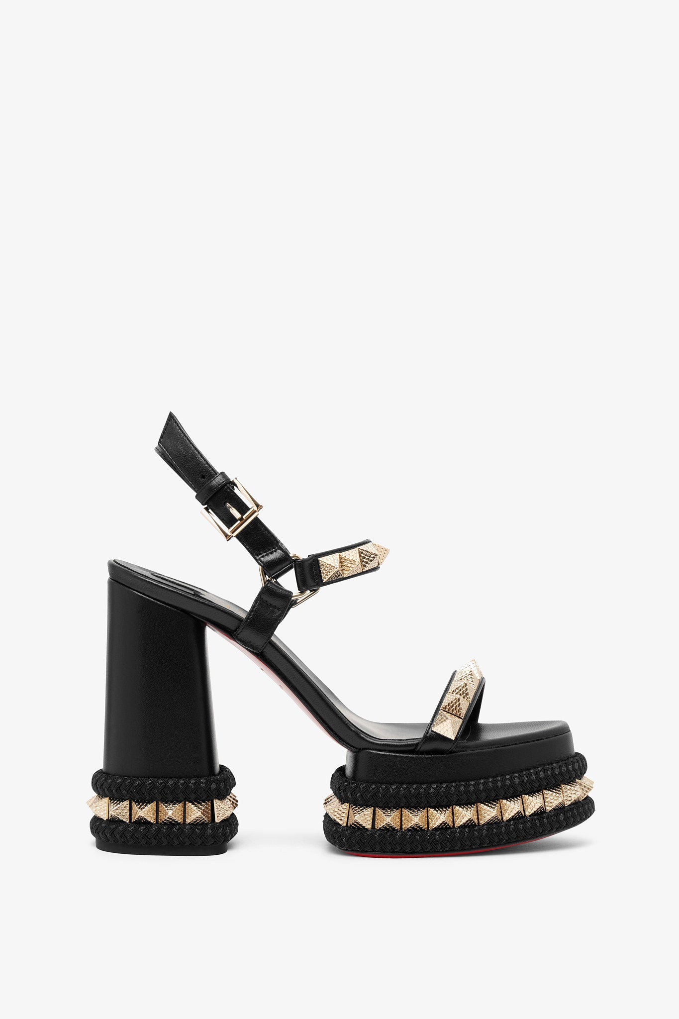 Christian Louboutin | Superaclou 130 black sandals | Savannahs