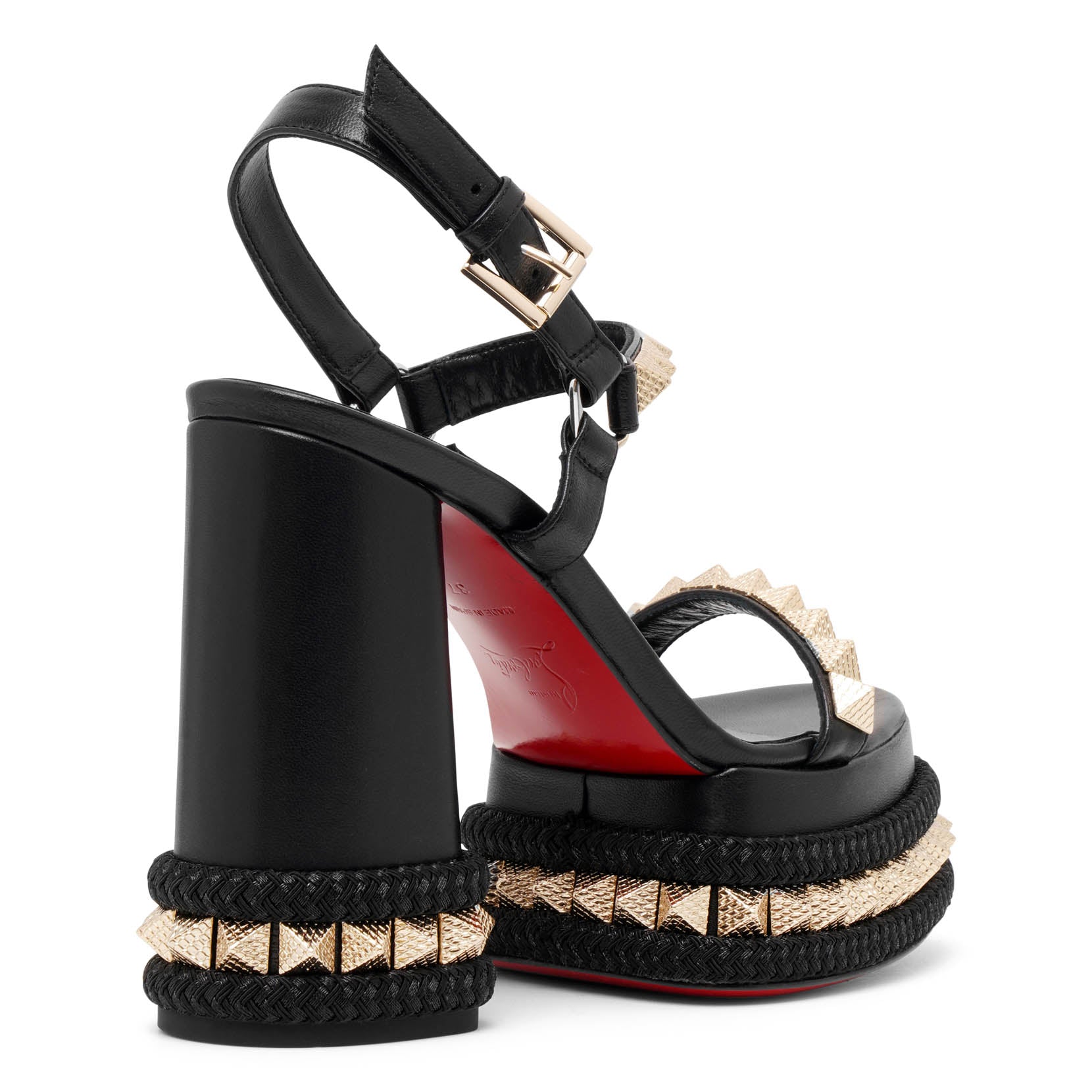 Christian Louboutin | Superaclou 130 black sandals | Savannahs