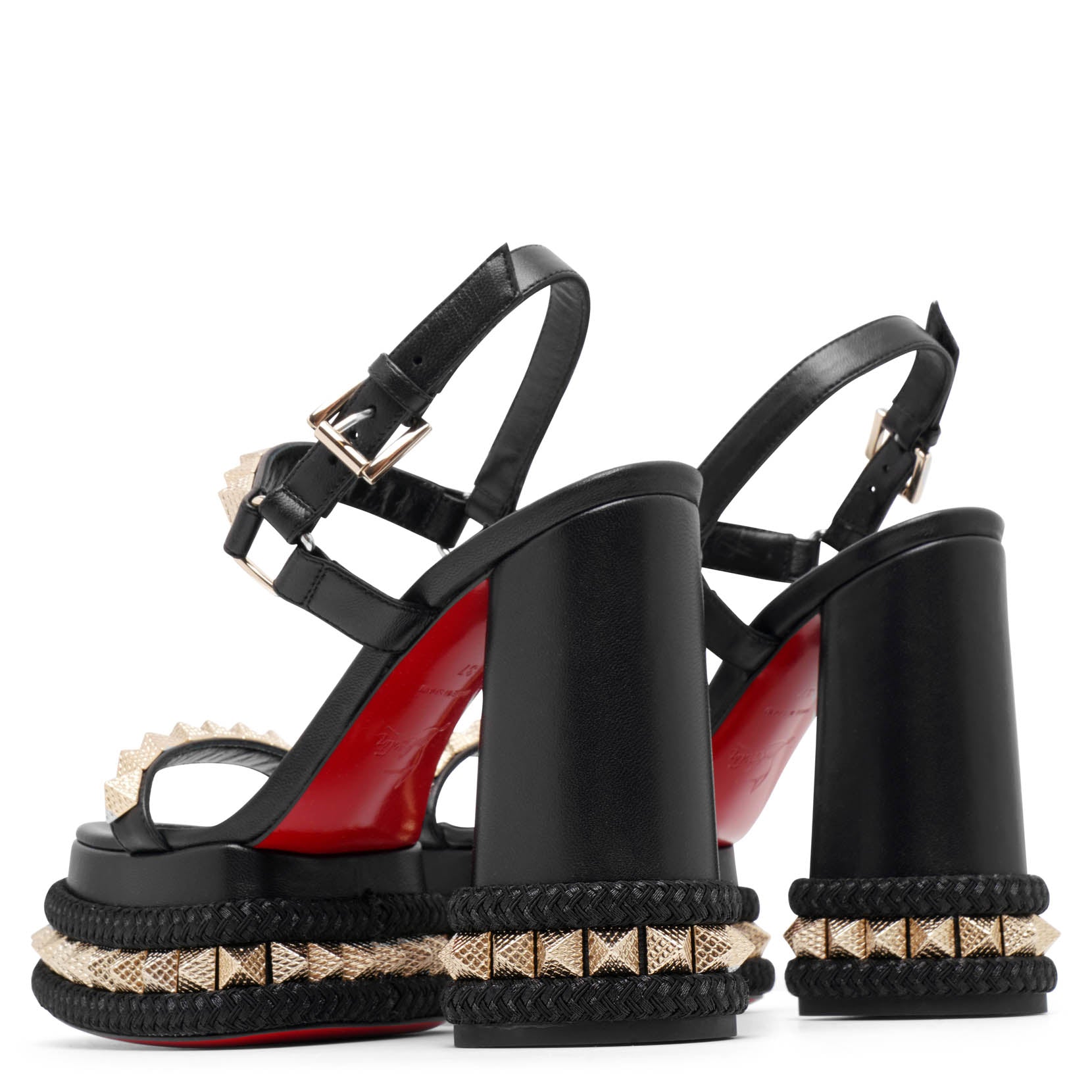Christian Louboutin | Superaclou 130 black sandals | Savannahs