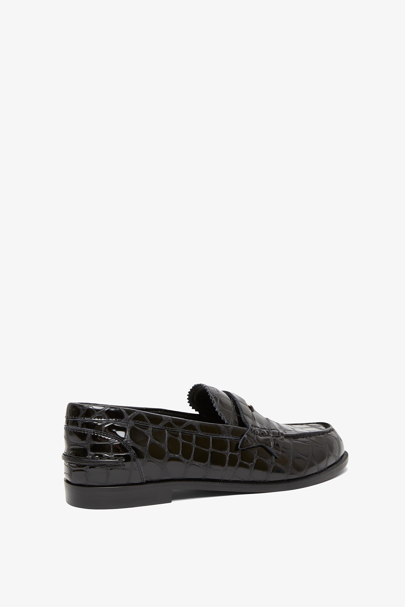 Penny donna black calf ali loafers