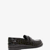 Penny donna black calf ali loafers