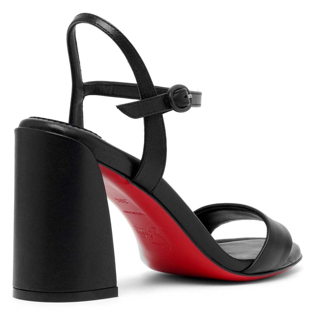 Christian Louboutin | Miss Jane 85 black leather sandals