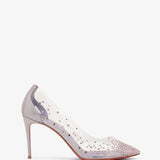 Degrastrass 85 lilac metallic pumps