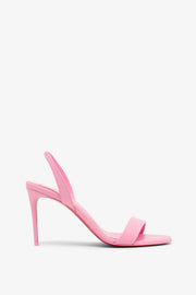 O Marylin 85 pink leather sandals