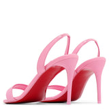 O Marylin 85 pink leather sandals