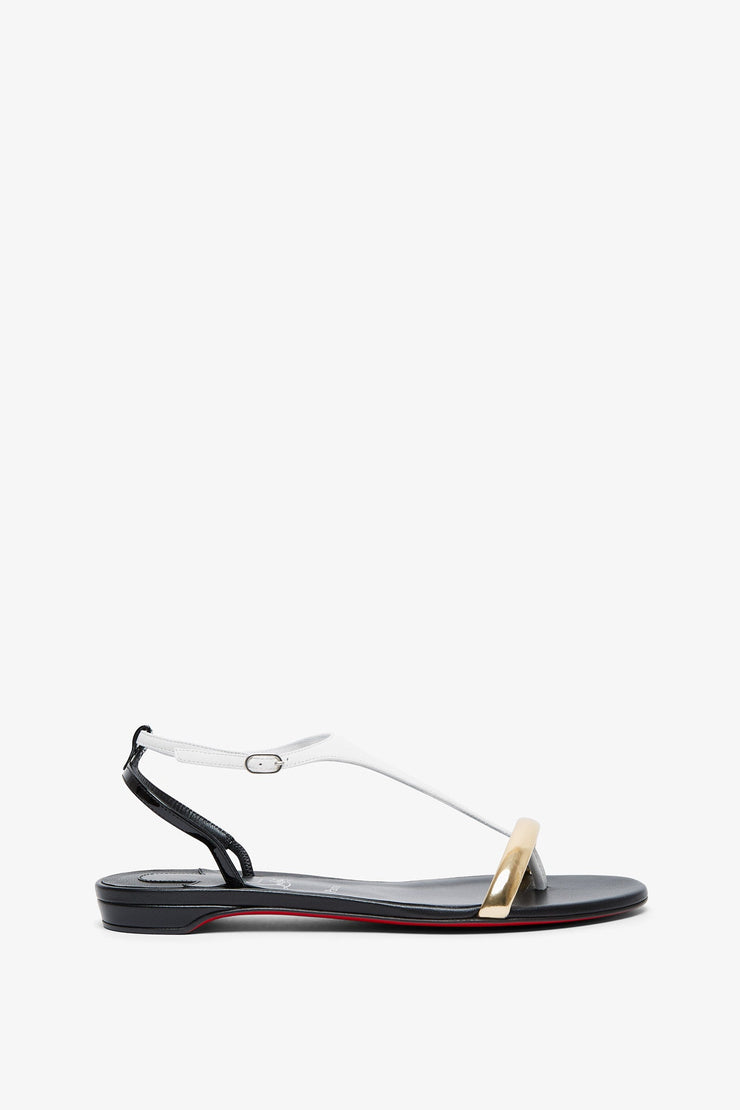 Louboutin flat sandals hotsell