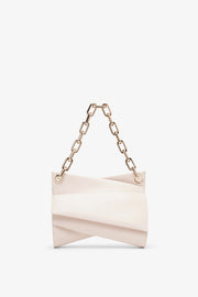 Loubitwist beige leather shoulder bag