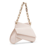 Loubitwist beige leather shoulder bag