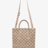 Paloma S medium beige leather bag