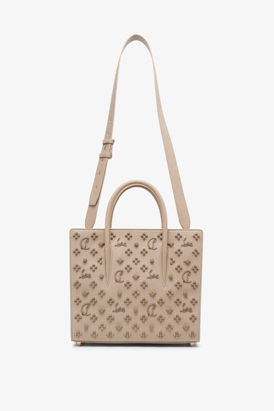 Christian Louboutin かごバッグ ベージュ/ブラウン Christian Louboutin かごバッグ ベージュ/ブラウン Christian