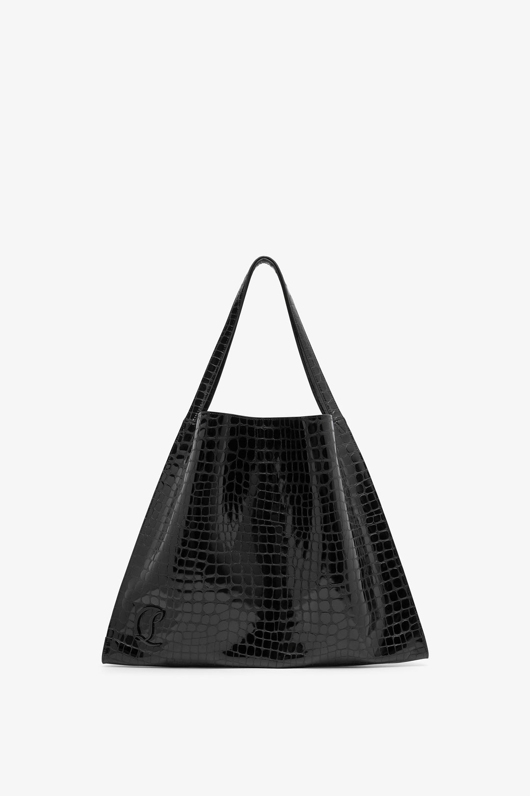 ★ LOUBOUTIN ★Le 54 クロコ型押しレザー トートバッグ Christian Louboutin Le 54 Tote in Alligator Embossed Leather