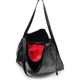 Le 54 black calf ali tote bag