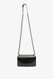 Loubi 54 black calf ali crossbody bag