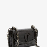 Loubi 54 black calf ali crossbody bag
