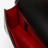 Loubi 54 black calf ali crossbody bag