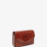 Loubi 54 brown calf ali crossbody bag
