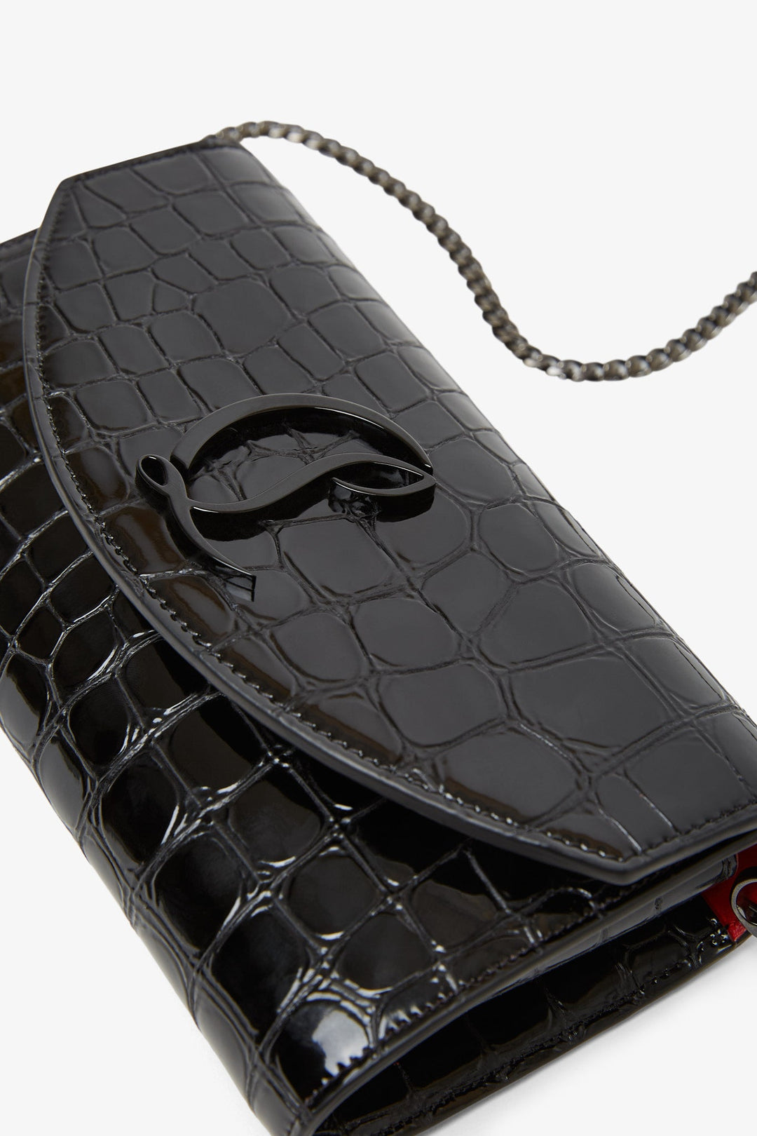 Christian Louboutin 財布 ブラック Panettone wallet レッド カーフレザー - Accessories - Men
