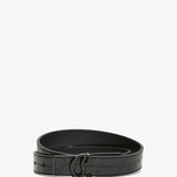 CL 25mm logo calf ali black belt