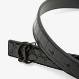 CL 25mm logo calf ali black belt
