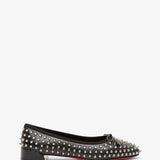 Sweetie Jane spiked leather ballerinas