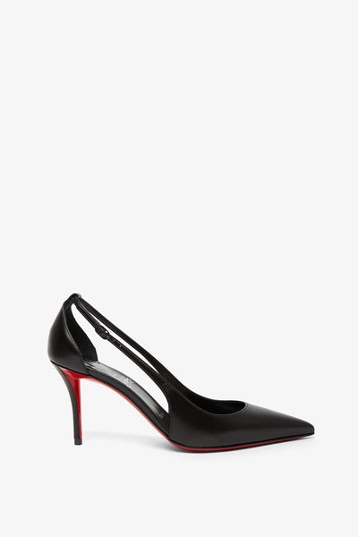 Christian Louboutin | Apostrophatoric 80 black leather pumps