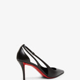 Apostrophatoric 80 black leather pumps