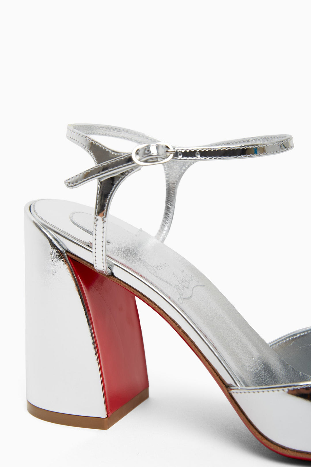 Christian louboutin silver pumps on sale