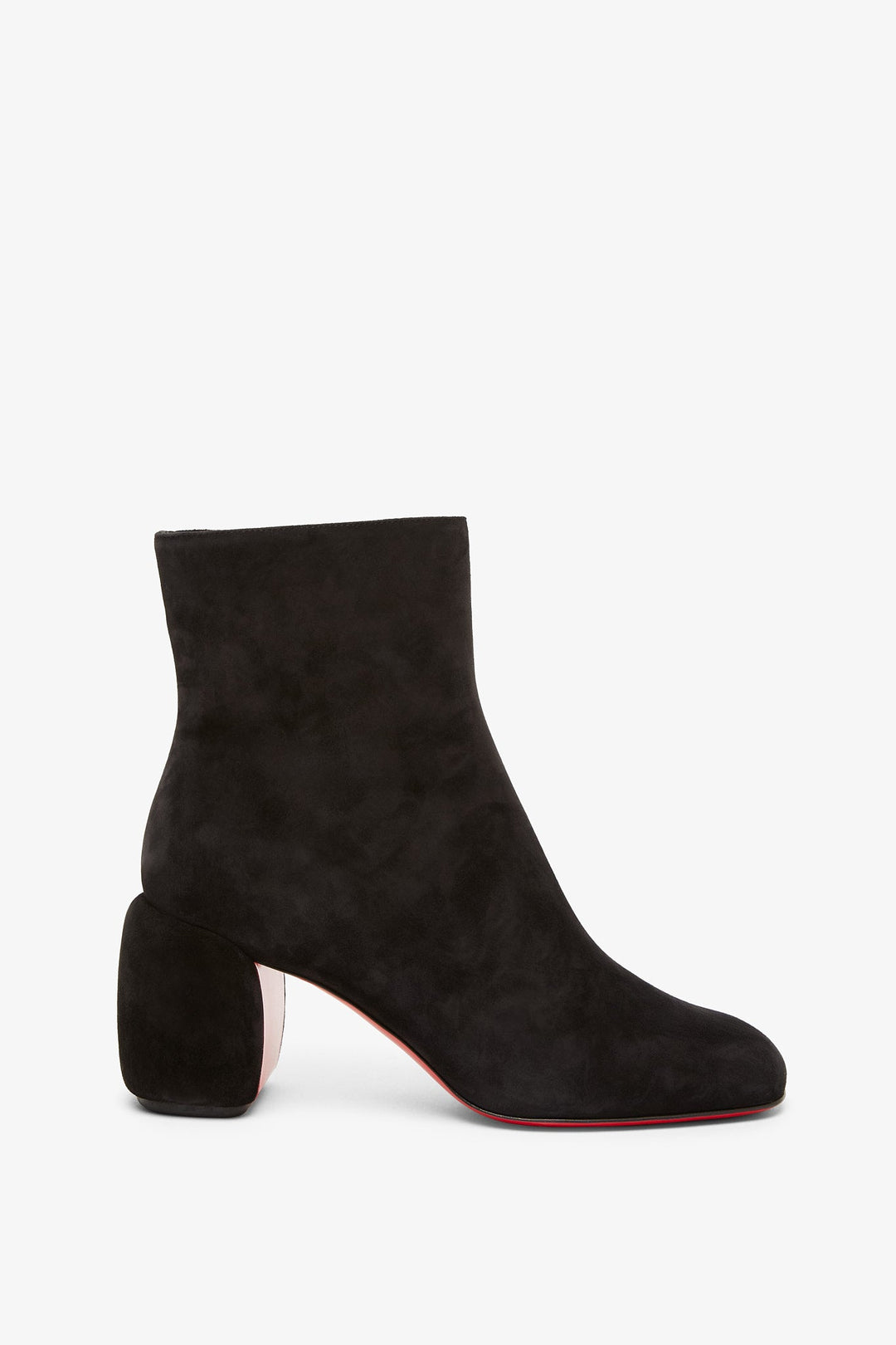 Louboutin black suede booties on sale