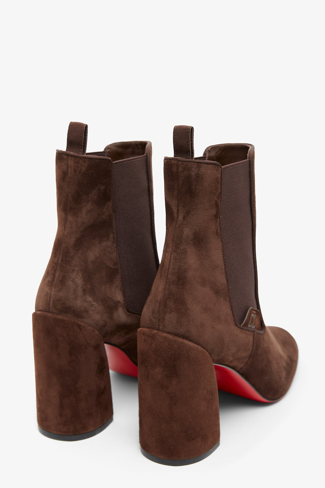 Christian Louboutin Turelastic 85 brown suede boots Savannahs