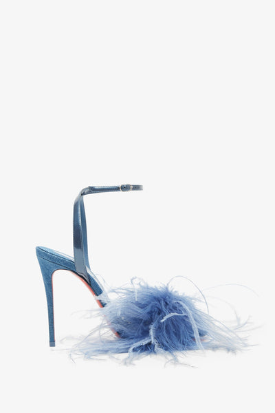 Christian Louboutin | Loubipoupi 100 denim sandals | Savannahs