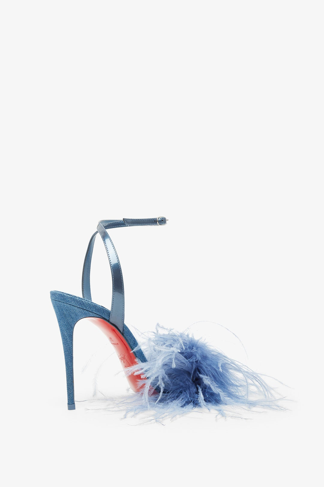 Christian Louboutin | Loubipoupi 100 denim sandals | Savannahs