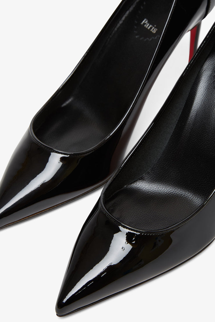 Sporty Kate 85 black patent pumps