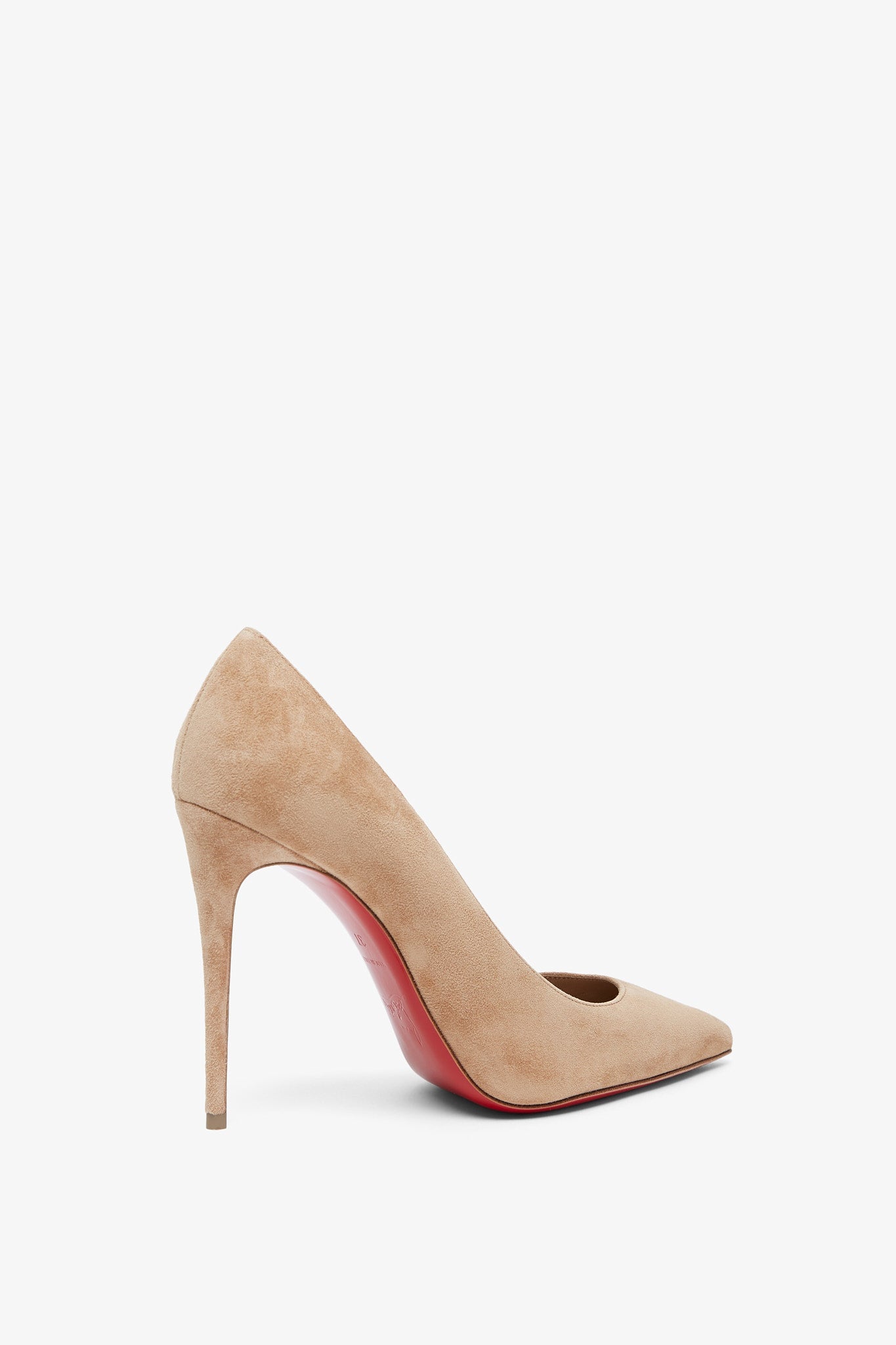 Kate 100 tan suede pumps