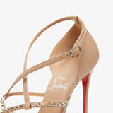 Tatooshka 100 beige leather pumps
