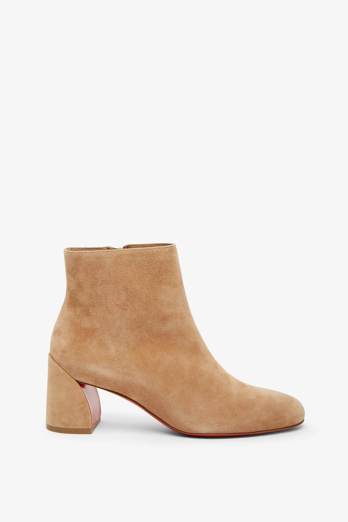 Shop Christian Louboutin Turela 55 Tan Suede Boots